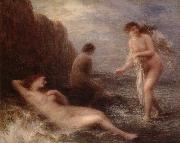 Henri Fantin-Latour Au bord de la mer Norge oil painting reproduction
